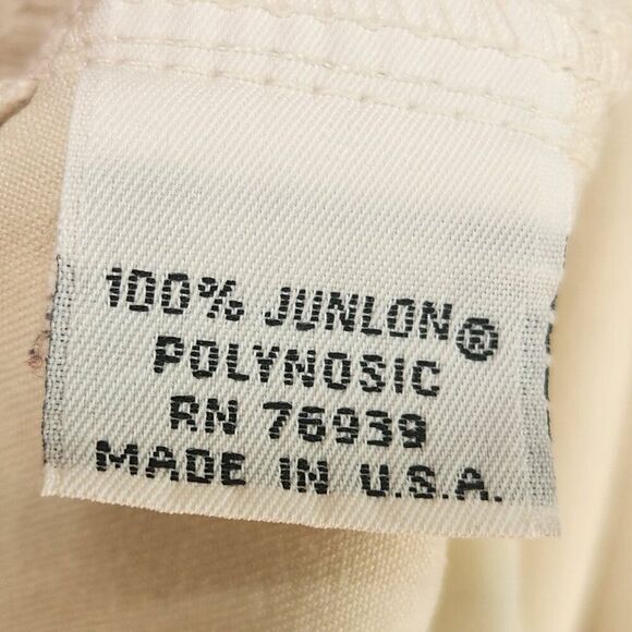 Pulp Button Up Womens Shirt Size S Long Sleeve Ivory Beige Junlon Nylon Collared - Picture 6 of 7